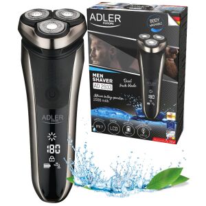 AD 2933 3 fejes elektromos borotva LCD kijelzővel