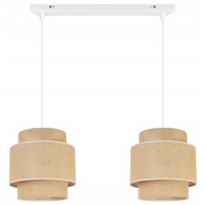 FÜGŐLÁMPA, MENNYEZETI CSILLÁR, LÁMPABÚRA, BOHO JUTA 146798174 - Lámpa & Világítás