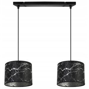 FÜGŐLÁMPA, MENNYEZETI CSILLÁR, LÁMPABÚRA, EZÜST MINTÁVAL