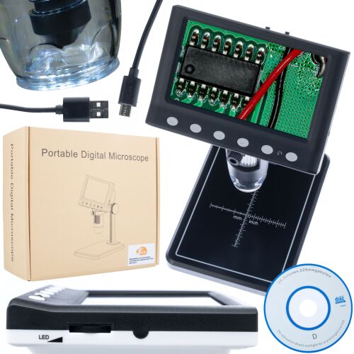 Digitális mikroszkóp 4,3"-os kijelzővel DM7-B1 146799109