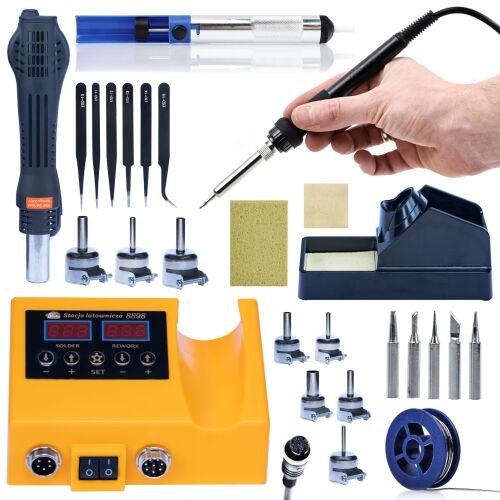 az 1-ben forrasztóállomás OH660 forrasztó kezdőkészlet #7 146799138