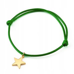 BBST-G GREEN SISI medállal ellátott zsinóros karkötő 146799807 - Női ékszer