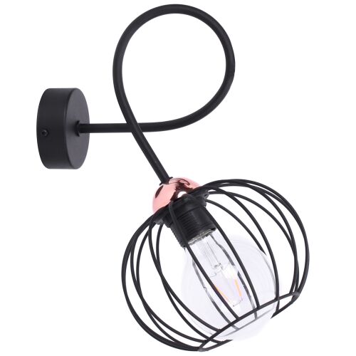 Stílusos loft rézhuzal fali lámpa 146800222