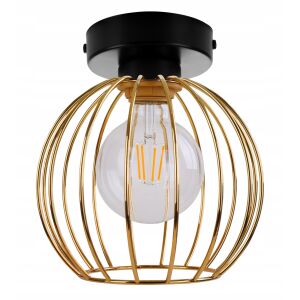 MODERN MENNYEZETI LÁMPA ARANY DRÓTOS LED LÁMPA