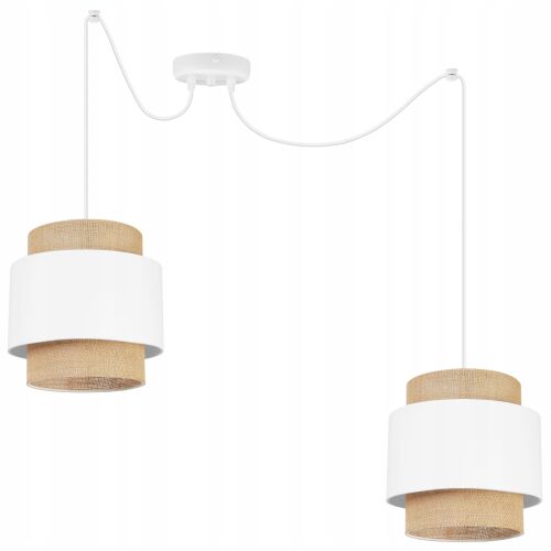 FÜGŐLÁMPA, MENNYEZETI CSILLÁR, LÁMPABÚRA, BOHO JUTA 146802332