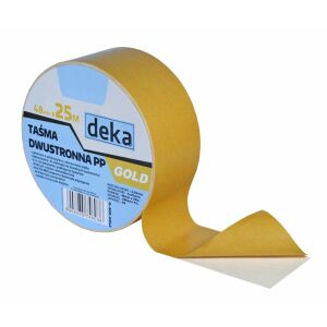 Kétoldalas ragasztószalag PP arany 48mm*25m - D-300-0042