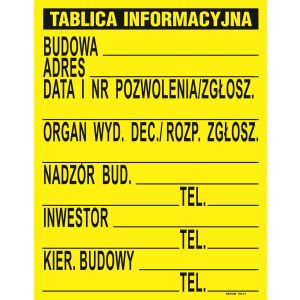 ÉPÜLETI TÁBLA 700*900MM - FÜL 70*90 146803016 - Információs tábla