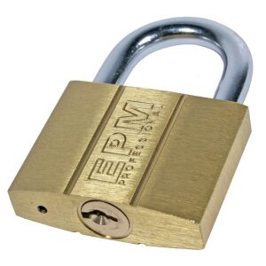 RÉZ LAKAT 5 KULCSOS 40MM - E-750-0002