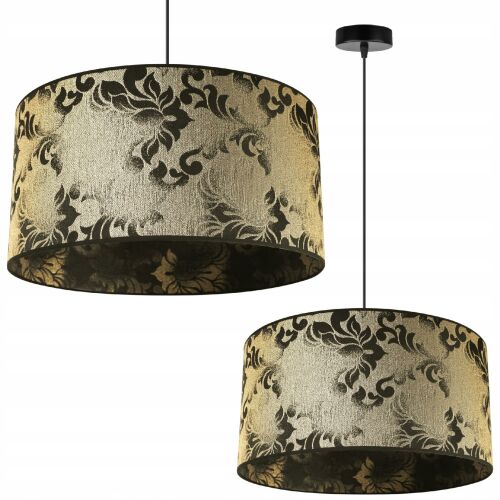 FÜGŐLÁMPA, MENNYEZETI CSILLÁR, LÁMPABÚRA, ARANY MINTÁVAL 146803239