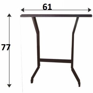 2 DARABOS ACÉL ASZTALLÁB KÉSZLET - ST STO LÁB 146803623 - Bútorláb