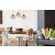Light Home Timber függőlámpák egy étkezőasztal felett