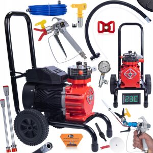 Rosfix Red Strong Storm 1100 RSS05 3500W 22MPA 18L/perc Festőegység + Színvágó + 50cm-es lándzsa 146804860 - Építkezés & Felújítás