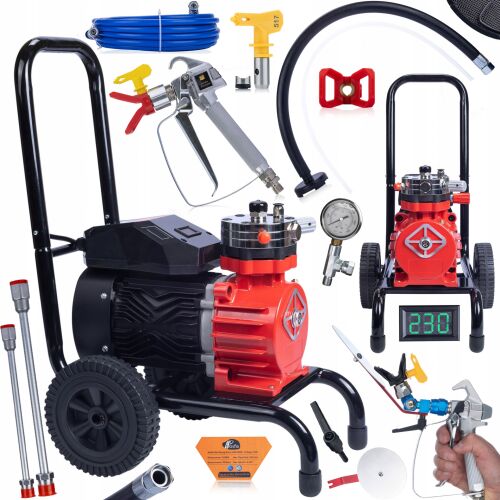 Rosfix Red Strong Storm 1100 RSS05 3500W 22MPA 18L/perc Festőegység + Színvágó + 50cm-es lándzsa 146804860