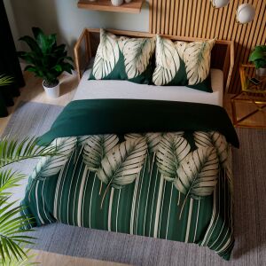 TROPICANA ágyneműgarnitúra 160x200 cm - pamutszatén, egzotikus levélminta 146806328 - Ágynemű - ifjúsági és felnőtt