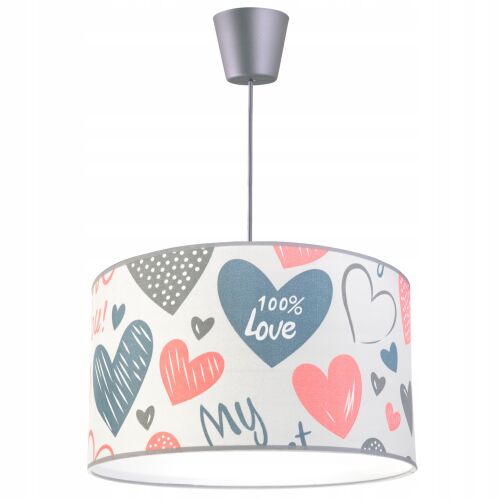 LOFT MENNYEZETI FÜGGŐLÁMPA GYEREKEKNEK, LED LÁMPABÚRÁVAL