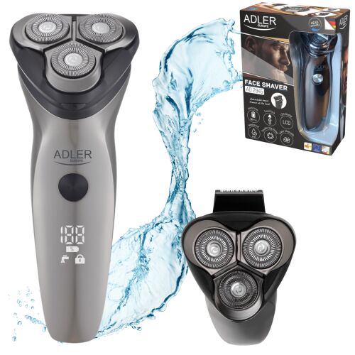 AD 2945 Elektromos borotva szakállvágóval - LED - USB - IPX7 146807841