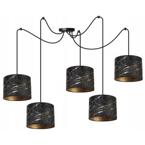 MENNYEZETI LÁMPA, PÓKMINTÁS LÁMPABURNY, ARANY 146808868 - Mennyezeti lámpa