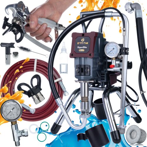 Zenthril Nova X festőegység, 1200W 25Mpa 0.019"", 1.8L/perc, HyperElite sorozat 146809028