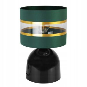 ÉJJELI ASZTALI LÁMPA, ELEGÁNS ARANY LÁMPABÚRA, 20 CM