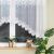 ŻANETA - Készre varrt jacquard függöny alul kivágással - 400x135 cm - fehér 146809731