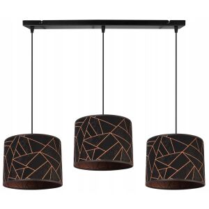 FÜGŐLÁMPA, MENNYEZETI CSILLÁR, LÁMPABÚRA, MINTÁS, RÉZ 146810039 - Lámpa & Világítás