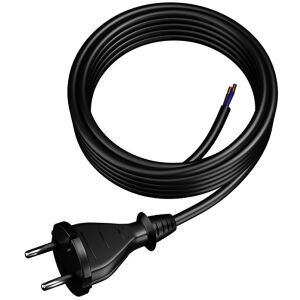 CSATLAKOZÓKÁBEL EGYENES CSATLAKOZÓVAL IP20 H07RN-F 5M FEKETE - E+20-022 146810177 - Kábel & Tartozék