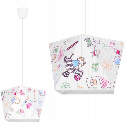 FÜGGŐ MENNYEZETI LÁMPA CSILLÁR GYERMEK LÁMPAERNYŐ 146810661