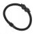 BBPL-13 FEKETE-R2 KÍSÉRTETES Férfi Karkötő 146811135