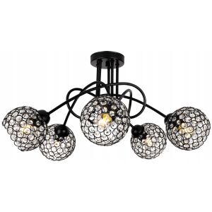 LED-ES KRISTÁLYOS MENNYEZETI LÁMPA