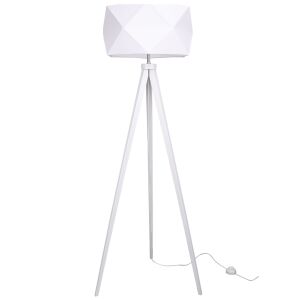 MODERN ÁLLÓLÁMPA, HÁROMSZÖGŰ LÁMPABÚRA, FA 146811569 - Állólámpa