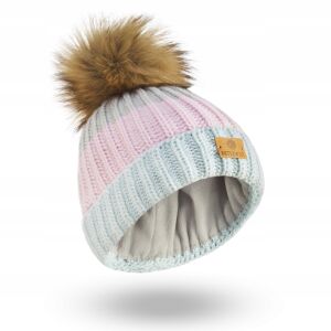 BCDZ-P3 KÉK-RÓZSASZÍN Gyerek sapka TÉLI