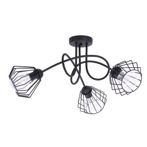 Modern dróthálós LED Loft mennyezeti függőlámpa