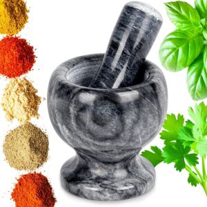 Gránitkő konyhai mozsár fűszerek pesto őrléséhez 146813658 - Mozsár