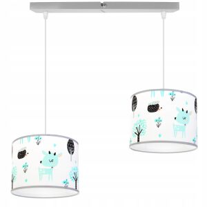 LOFT MENNYEZETI FÜGGŐLÁMPA GYEREKEKNEK, LED LÁMPABÚRÁVAL