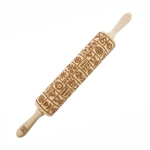 MoodForWood fa sodrófa, gravírozott, 43 cm fogantyúkkal, sütéshez tökéletes - húsvéti minta 146814412 - Sodrófa & Nyújtófa