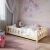 PINI pat pentru copii 160x80 scăzut din lemn nevopsit - Natural 146814601