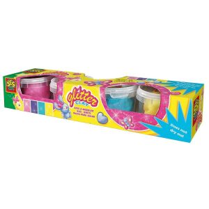 SES csillogó gyurma 4 darabos készlet 146815185 - Gyurma