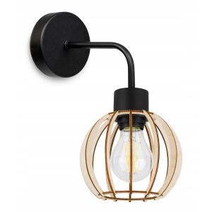 FALI LÁMPA, NÉGYZET ALAKÚ LÁMPA, MENNYEZETI LÁMPA, FA LÁMPABÚRA, LED