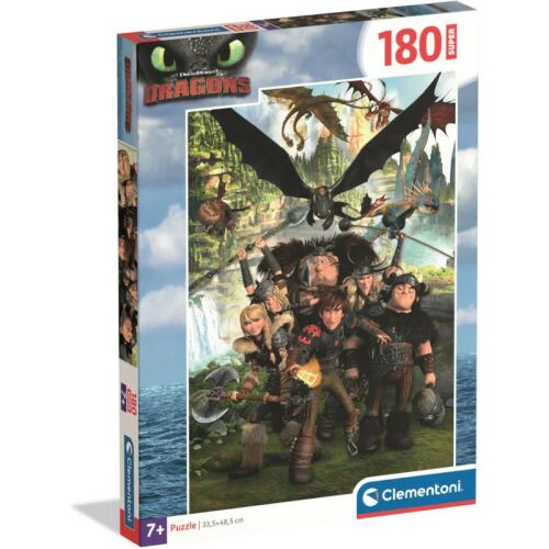 Clementoni 180 db-os SuperColor puzzle - Így neveld a sárkányodat 146815415