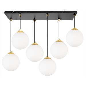 FÜGÖS MENNYEZETI LÁMPA, PLAFON, GÖMB, ARANY KRÓM, LED 146815495 - Lámpa & Világítás