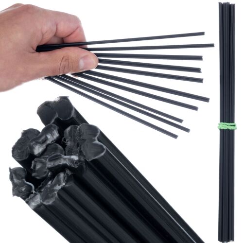 PP műanyag hegesztőanyag, fekete, 10 db, 20 cm 146816998