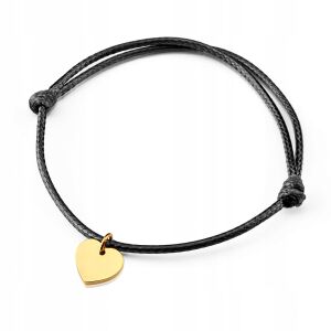 BBH-G FEKETE zsinóros karkötő SISI medállal 146817319 - Női ékszer