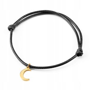 BBM-G FEKETE SISI medállal ellátott zsinóros karkötő 146818099 - Női ékszer