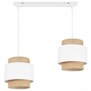 FÜGŐLÁMPA, MENNYEZETI CSILLÁR, LÁMPABÚRA, BOHO JUTA 146819239 - Lámpa & Világítás