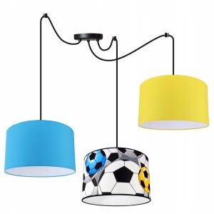 Gyerek függőlámpa futballdekorációval