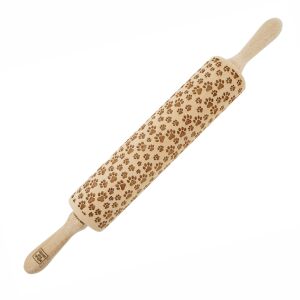 MoodForWood fa sodrófa, gravírozott, 43 cm fogantyúkkal, sütéshez tökéletes - mancsminta 146821836 - Sodrófa & Nyújtófa