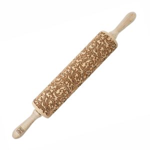 MoodForWood fa sodrófa, gravírozott, 43 cm fogantyúkkal, sütéshez tökéletes - barokk minta 146822081 - Sodrófa & Nyújtófa