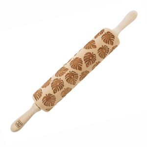 MoodForWood fa sodrófa, gravírozott, 43 cm fogantyúkkal, sütéshez tökéletes - szörnyminta 146822614 - Sodrófa & Nyújtófa