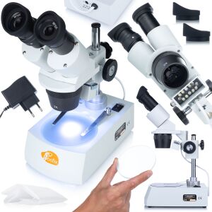 Binokuláris sztereó mikroszkóp alsó megvilágítással Mars S MSMS-B-PZPD1