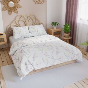 ZOE ágyneműgarnitúra 160x200 cm - szatén pamut, finom virágminta 146824111 - Ágynemű - ifjúsági és felnőtt